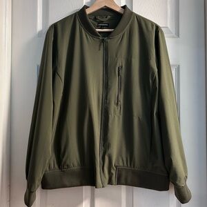 Banana Republic Olive Green Bomber Jacket